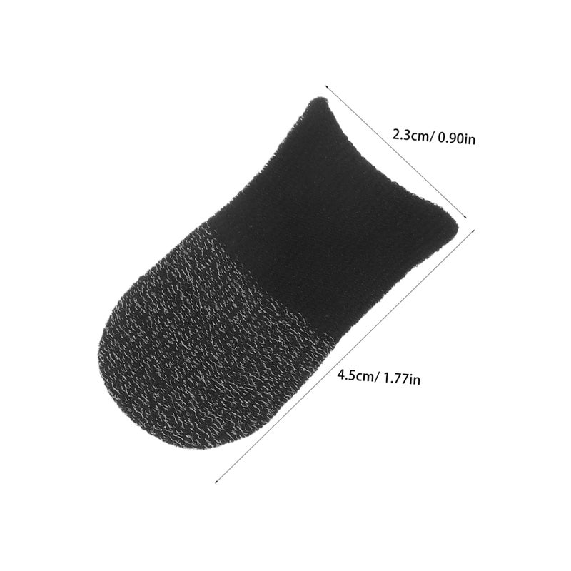 Sweatproof Touchscreen Thumb Covers 10 Pairs Breathable Fiber For Mobile Gaming - Image 3