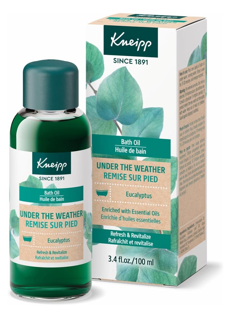 Kneipp Kneipp Under The Weather Eucalyptus Bath Oil - Good for Respiratory Wellness - Vegan - 3.38 fl oz - Up to 10 Baths - Image 1