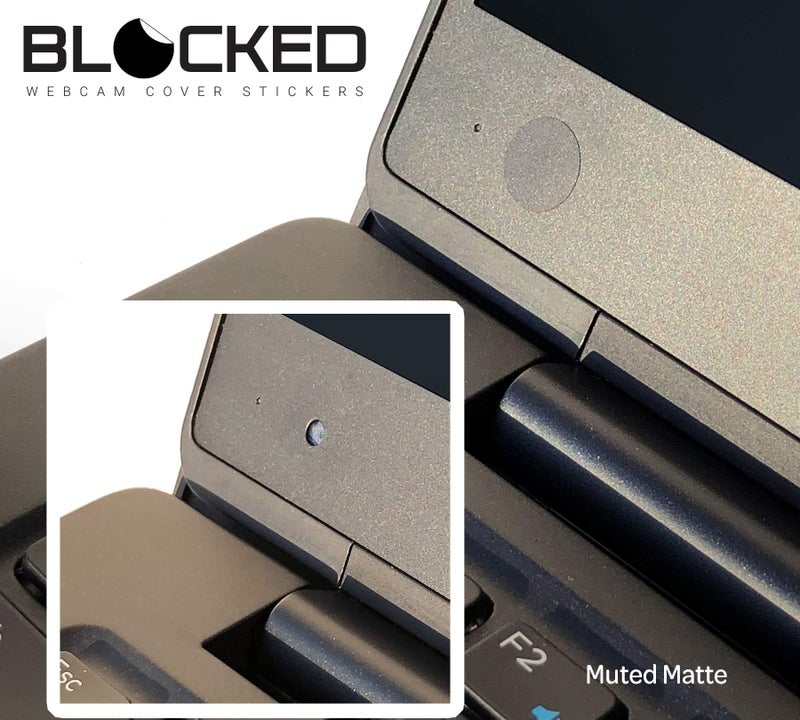 BLOCKED Stackable Webcam/Camera Vinyl Covers | 95 Low-Tack Restickable Webcam Sticker | 5-Sizes | Black 95-Pack (Muted Matte) - Image 3