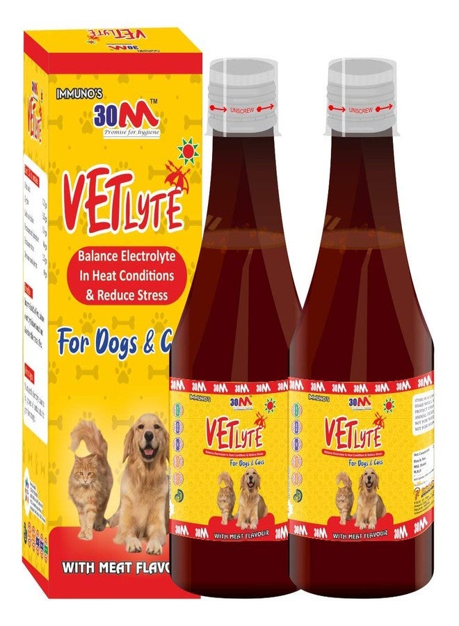30M Pet Electrolyte Liquid Supplement for Dogs, Pet Oral Medication for Instant Energy, Pet Oral Rehydration Syrup for Dogs, Puppies and Cats - VETLyte Syrup (1 x 200 ml) - Image 1