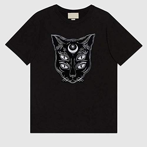 Sun Urs Embroidery Applique Patch Domineering Black Moon Cat Iron on Stickers Patch Clothes for T-Shirt Jackets Patch Sewing 1piece - Image 4