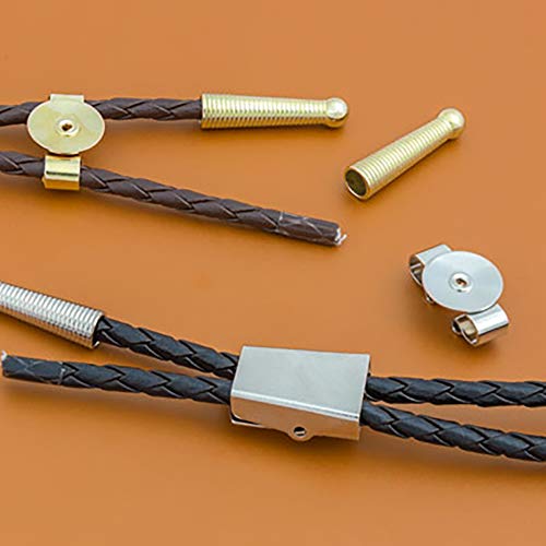KDG 12pcs/lot bolo tie tip zinc alloy DIY part of necktie accessories - Image 3