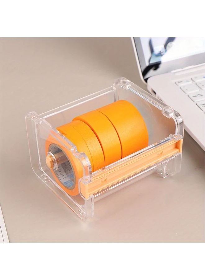 5 Rolls Orange Masking Tape Combo Set With Slicer 8 10 12 18 30mm Width - Image 4