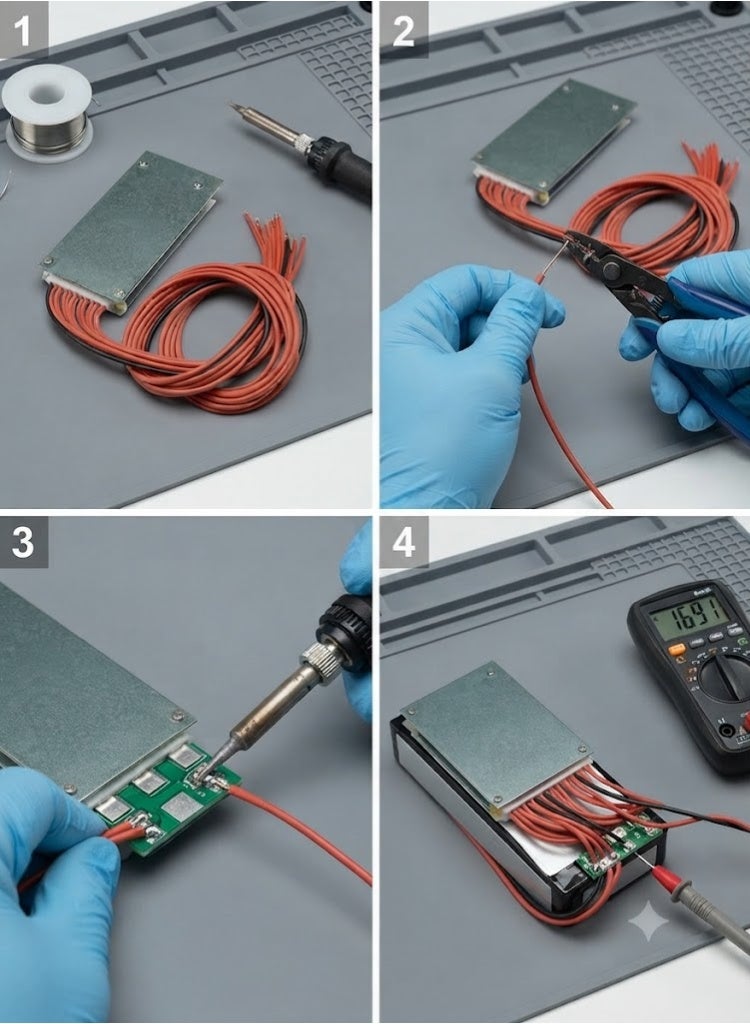 KNP Battery Management System (BMS) for Lithium-ion Batteries,36V,15A - Image 2