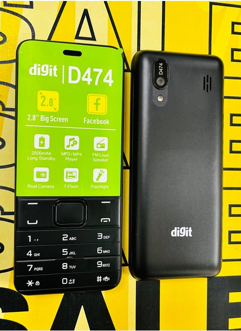 Digit Mobile D474 Dual Sim 2.8 Big Screen 2500 mAh Battery
