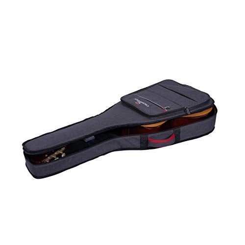 Crossrock 3/4 Classical Guitar Bag, 10mm Padding, Backpack Available, Dark Grey (CRSG107CTGR) - Image 4