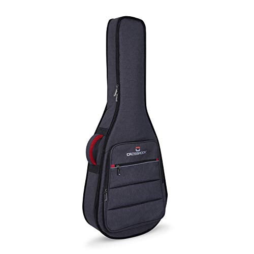 Crossrock 3/4 Classical Guitar Bag, 10mm Padding, Backpack Available, Dark Grey (CRSG107CTGR) - Image 5
