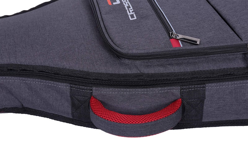 Crossrock 3/4 Classical Guitar Bag, 10mm Padding, Backpack Available, Dark Grey (CRSG107CTGR) - Image 3