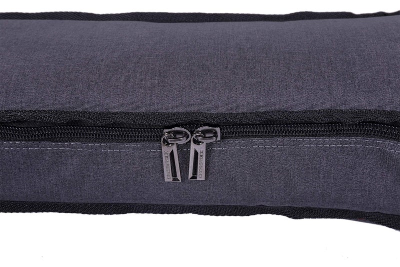 Crossrock 3/4 Classical Guitar Bag, 10mm Padding, Backpack Available, Dark Grey (CRSG107CTGR) - Image 2