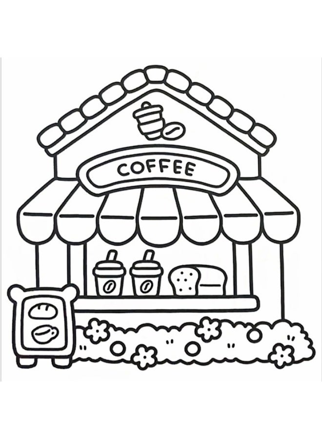 Cozy and Cute Coloring Book for Adults and Children - Image 4