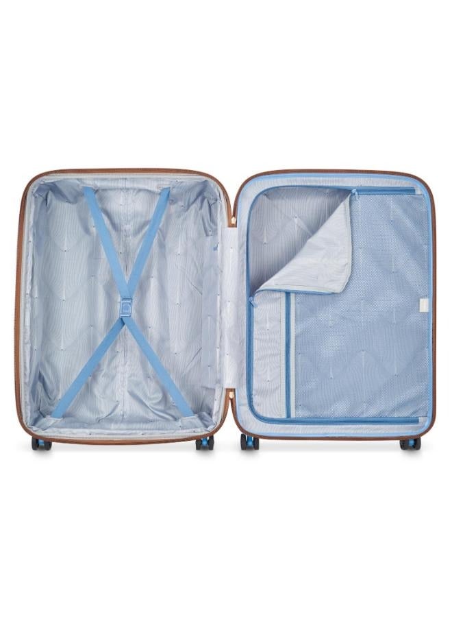 DELSEY Paris Freestyle 70 cm 4 Wheel Expandable  Check-in Suitcase  - Sky Blue - Image 2