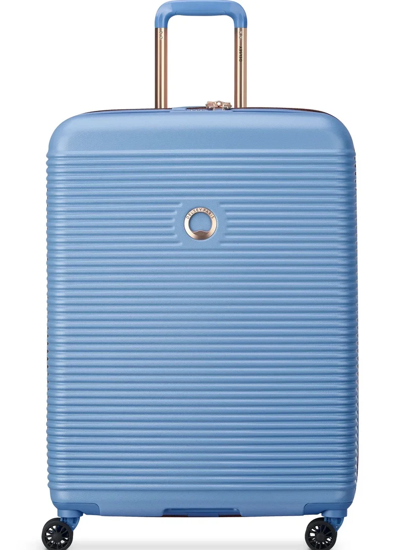 Freestyle 70 Cm Hardside 4-Double Wheeled Expandable Check-In Luggage Trolley - Sky Blue
