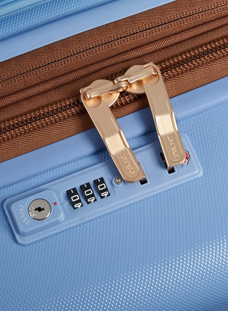 DELSEY Paris  Freestyle 70 Cm Hardside 4-Double Wheeled Expandable Check-In Luggage Trolley - Sky Blue  | Best Price UAE