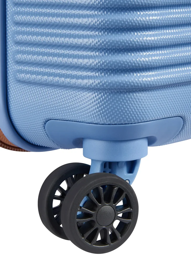 DELSEY Paris  Freestyle 70 Cm Hardside 4-Double Wheeled Expandable Check-In Luggage Trolley - Sky Blue  | Best Price UAE
