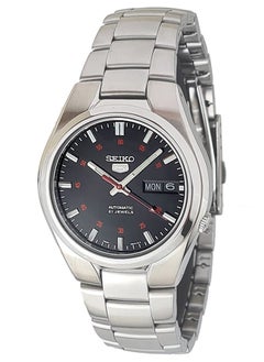 Seiko ساعة يد أوتوماتيكية للرجال من الفولاذ المقاوم للصدأ على شكل دائري أنالوج SNK617K1 - 37 مم  - Image 1