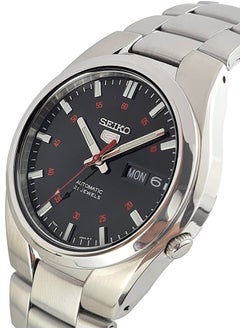 Seiko ساعة يد أوتوماتيكية للرجال من الفولاذ المقاوم للصدأ على شكل دائري أنالوج SNK617K1 - 37 مم  - Image 2
