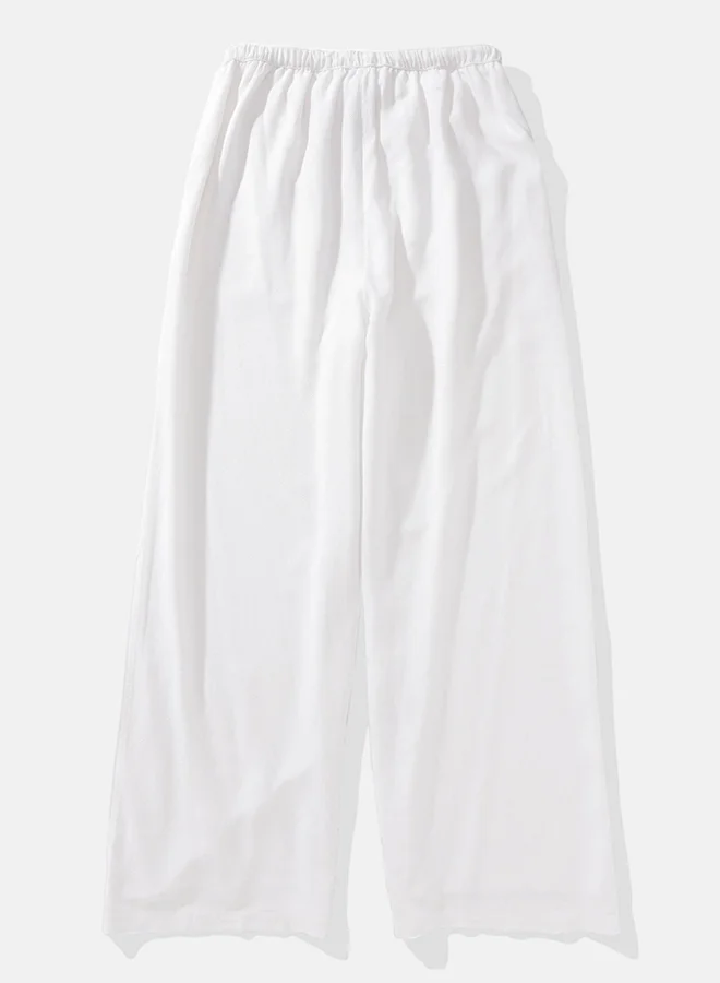 امريكان ايجل High Waist Wide Leg Drawstrings Pants