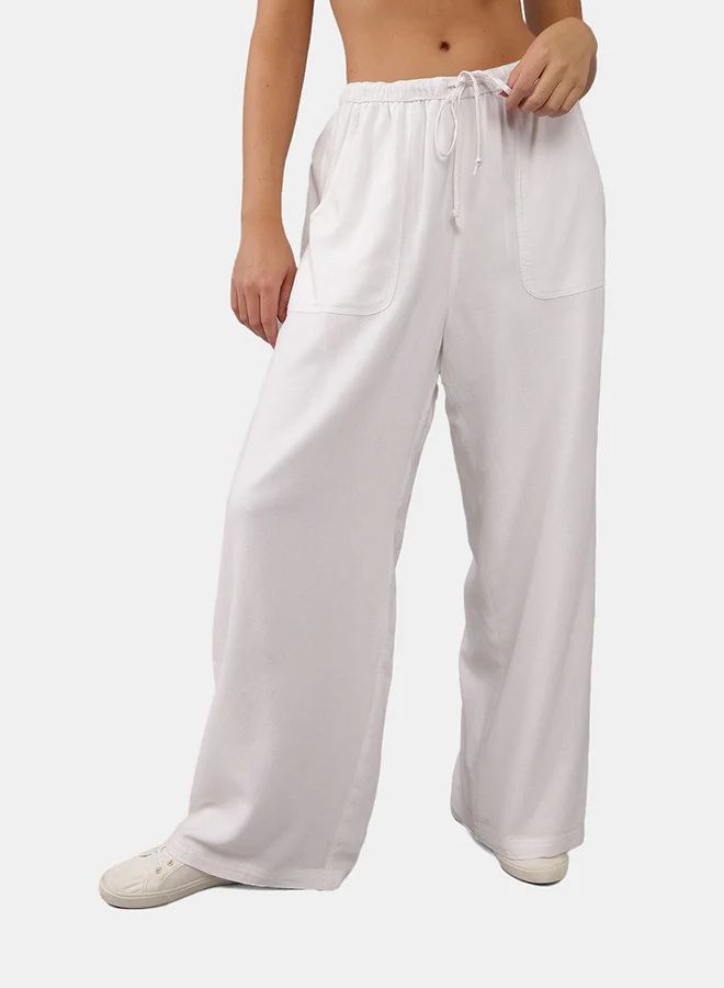 امريكان ايجل High Waist Wide Leg Drawstrings Pants