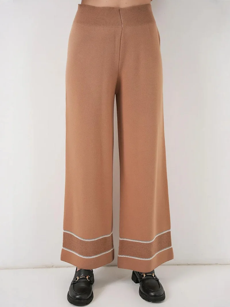 بيغ دارت BDART Button Detailed Striped Sweater & Pants Knit Co-Ord Set