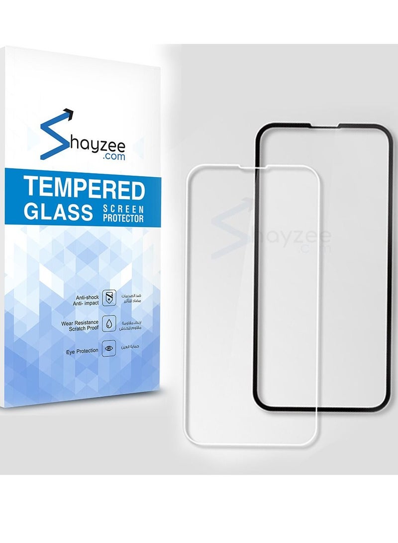 shAyzee 2 Pack  Tempered Glass Screen Protector For iPhone 13 mini 5.4 Inch Clear - Image 1