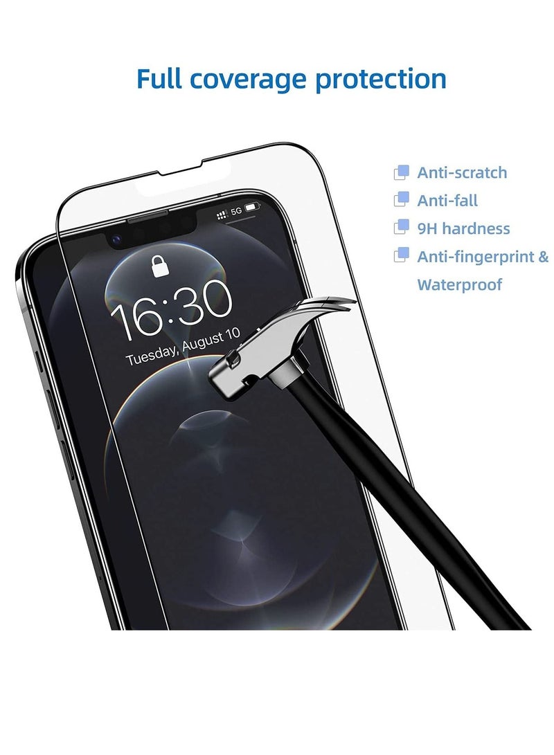 shAyzee 2 Pack  Tempered Glass Screen Protector For iPhone 13 mini 5.4 Inch Clear - Image 3