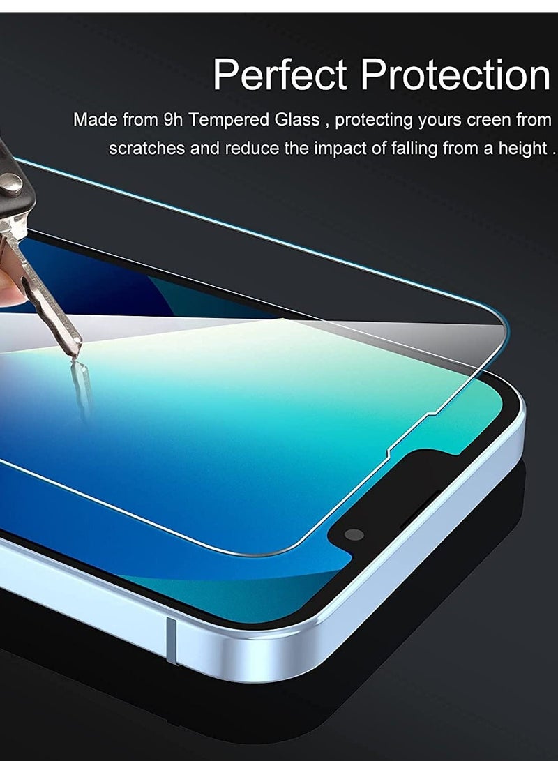shAyzee 2 Pack  Tempered Glass Screen Protector For iPhone 13 mini 5.4 Inch Clear - Image 5