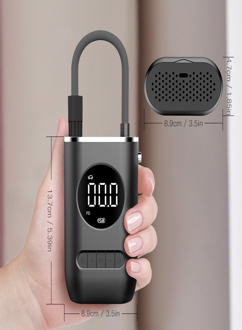 Wireless charging car car hand-held air pump with air pump car electric portable tire air pump - Image 2