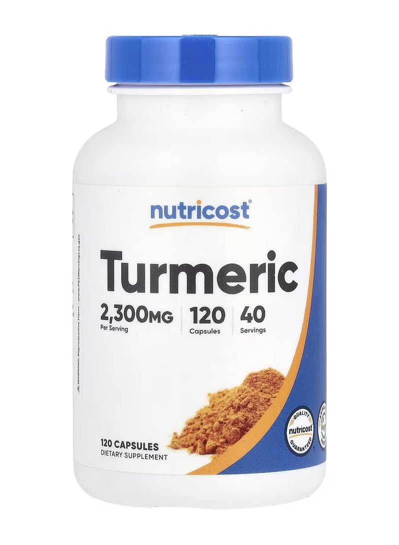 Nutricost Turmeric 2300 mg 120 Capsules - Image 1