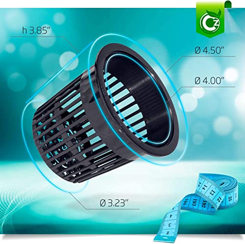 Cz Garden Supply 4 inch Net Pots Cz Garden All Star Round Heavy Duty Net Cups WIDE LIP Design - Orchids, Aquaponics, Hydroponics Slotted Mesh - Image 3