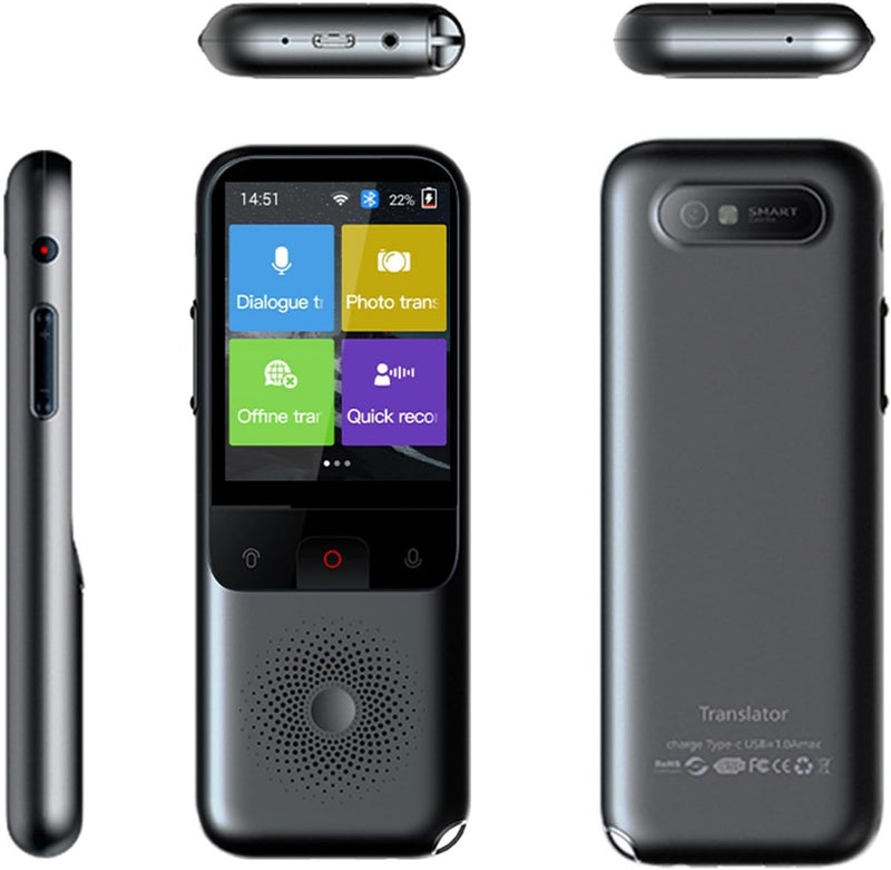 Eacam T11 Portable Language Translator Device with 134 Languages and Photo Translation - Image 1
