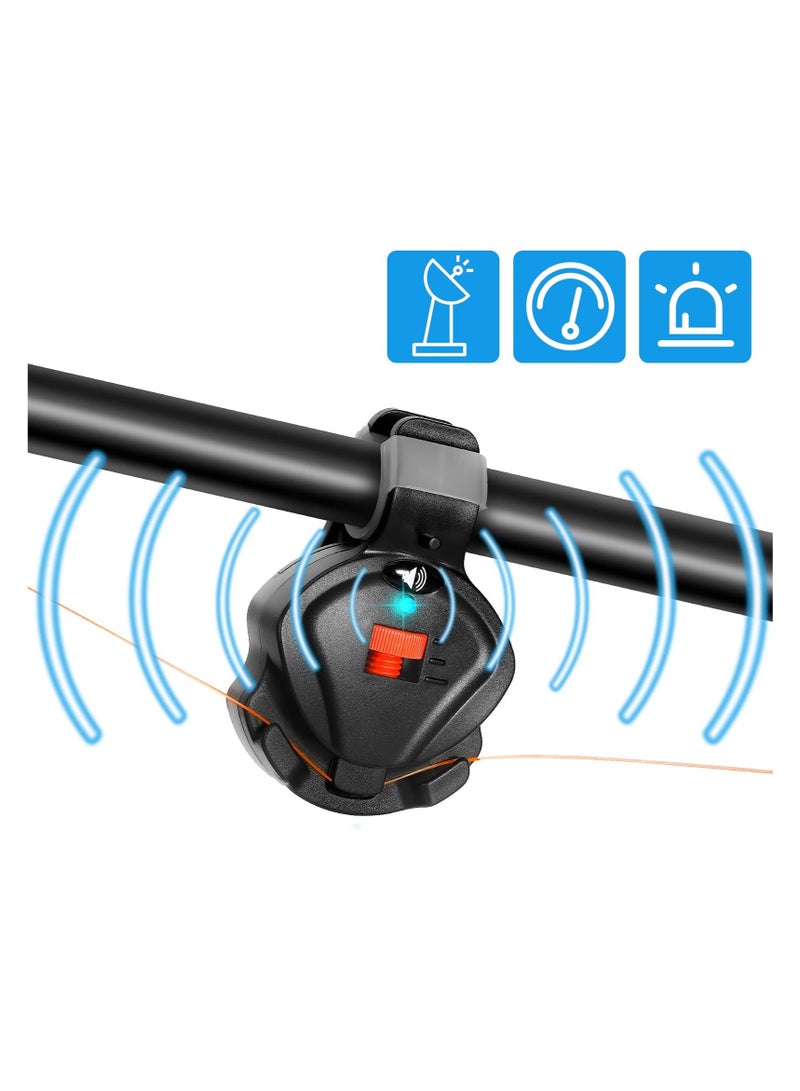 SYOSI 4 PCS Fishing Bite Alarm, Sensitive Electronic Fishing Bite Sound Alarm, Indicator Sound Bite Alert Bell with LED Lights Fishing Bells Clip On Fishing Rod, Carp Fishing Outdoor - Image 5