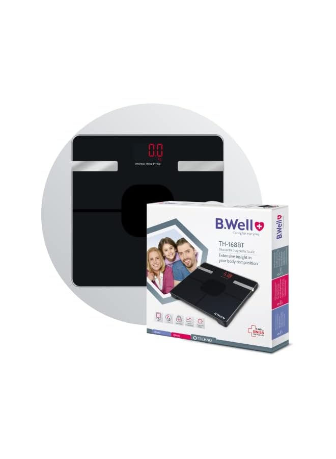 B.Well TH-168 Bluetooth Diagnostic Electronic Personal Weighing Scale - Image 2