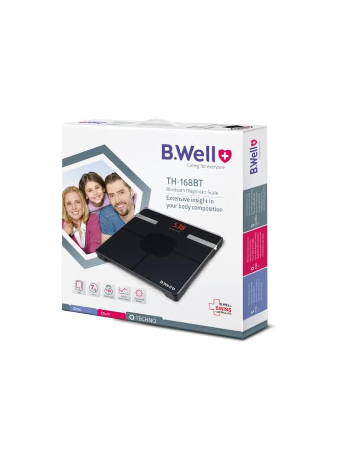 B.Well TH-168 Bluetooth Diagnostic Electronic Personal Weighing Scale - Image 3