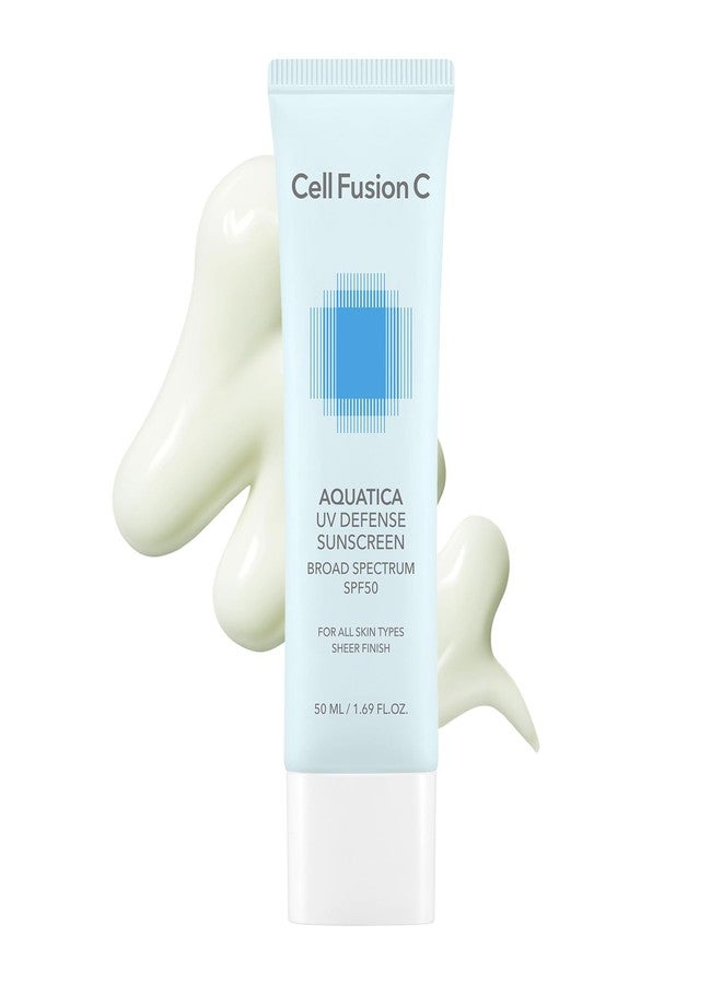 Cell Fusion C واقي شمس للوجه من سيل فيوجن سي أواتيكا مع حماية من الأشعة فوق البنفسجية SPF 50، بدون أثر أبيض، مرطب SPF مرطب مع PDRN، 50 مل / 1.69 أونصة سائلة - Image 1
