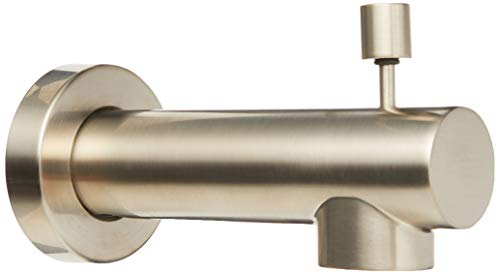 GROHE 13366EN0 Concetto Bathtub Faucet Tub Spout with Shower Diverter Brass Brushed Nickel Infinity Finish - Image 1