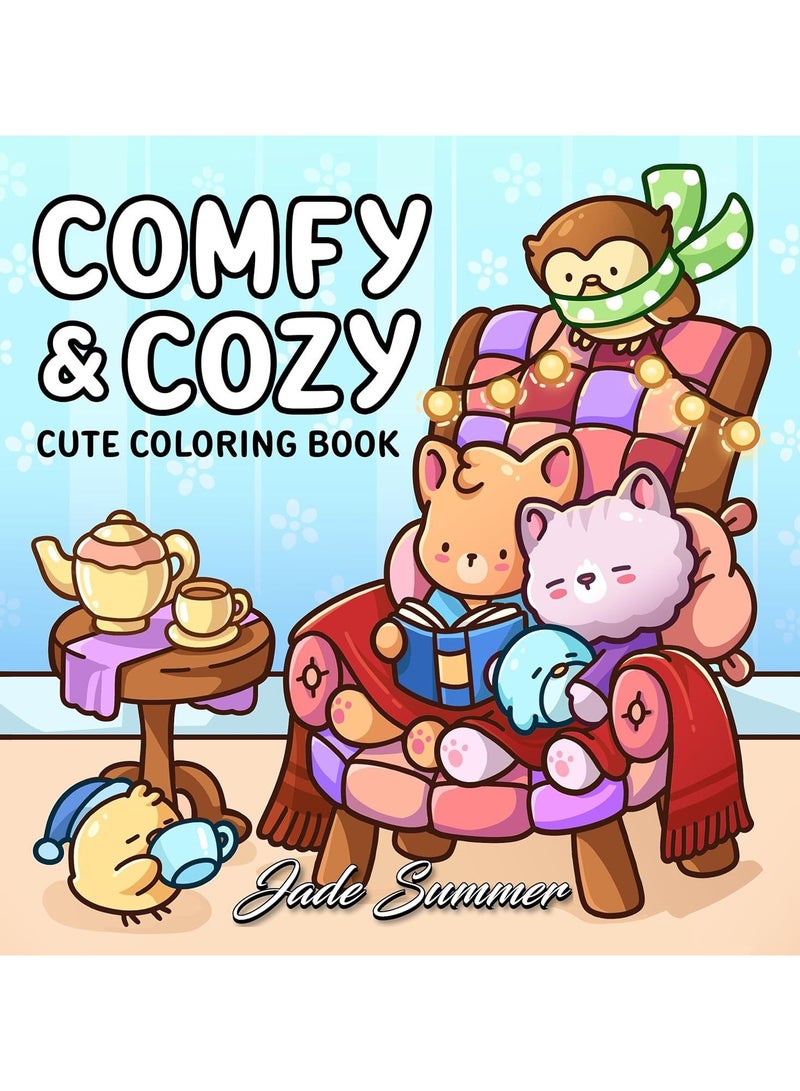 general Spooky Cutie: Coloring Book for Adults and Teens Featuring Adorable Creepy Creatures in Cozy Hygge Moments for Relaxation