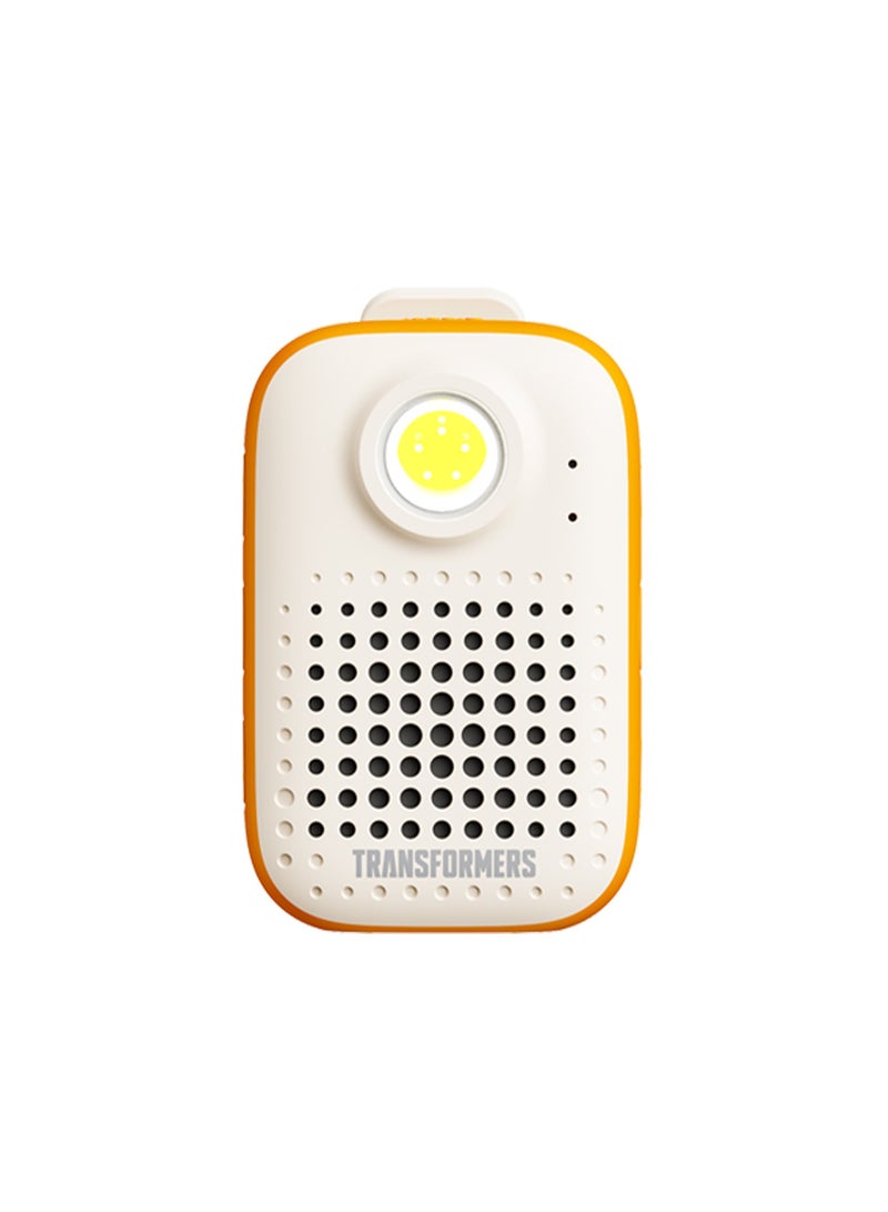 TRANSFORMERS TF-Y07 Pro Wireless Speaker, Magnetic Suction, 5H Playtime, Bluetooth V5.4 With Lighting Effects - Beige - Image 2