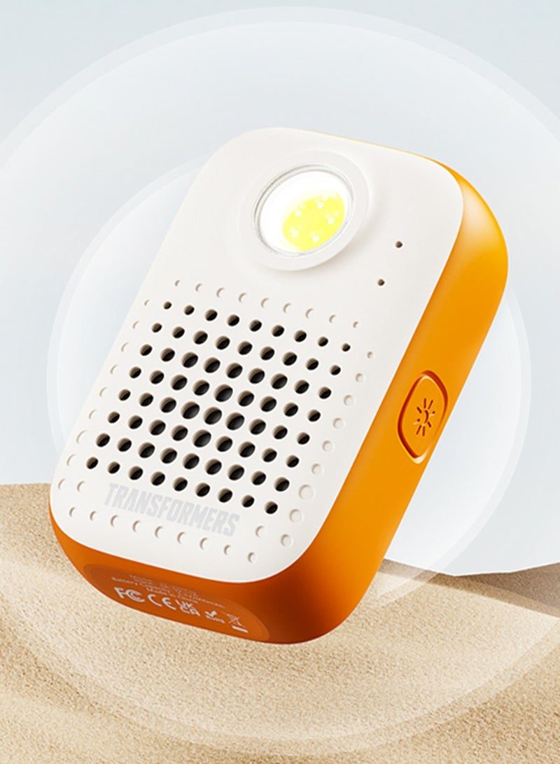 TRANSFORMERS TF-Y07 Pro Wireless Speaker, Magnetic Suction, 5H Playtime, Bluetooth V5.4 With Lighting Effects - Beige - Image 3