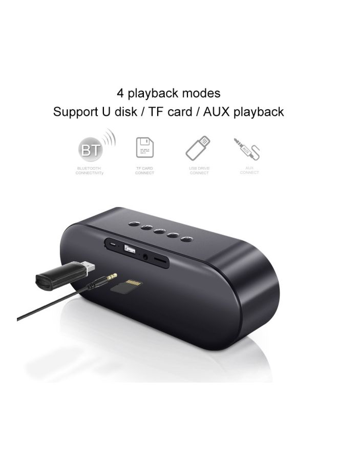 NIBEMINENT Water-Resistant Bluetooth Speaker Black - Image 2