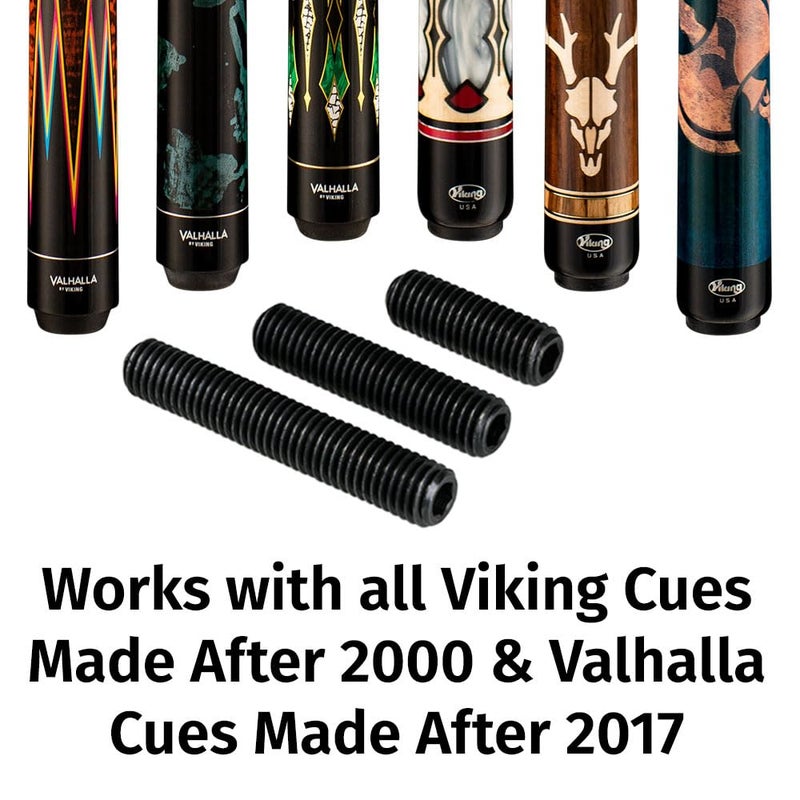 Viking Valhalla Pool/Billiards Cue Weight Bolts 3 Pack - 1oz, 1.5oz, 2oz - Image 3