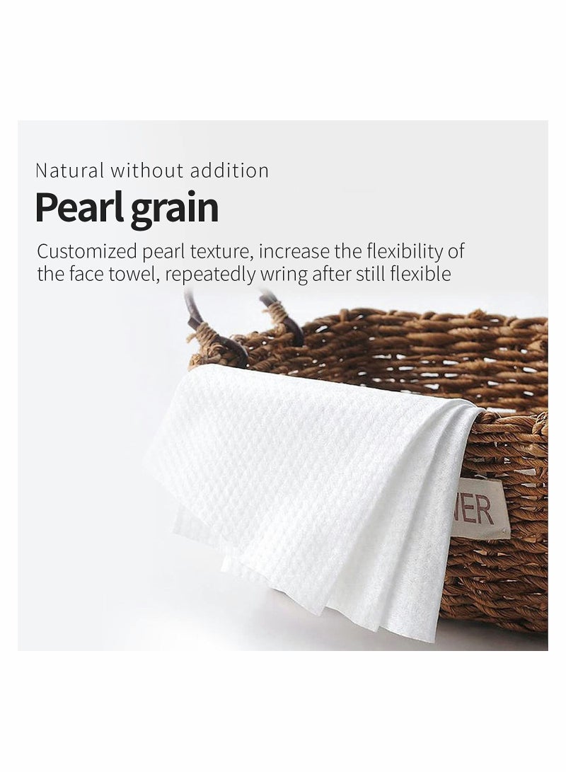 SOLARAE Deeply Cleansing Disposable Face Towel Cotton Tissue Cotton Facial Dry Wipes 60 Count for Skin Care Wipes Face Wipes and Facial Cleansing - Image 5