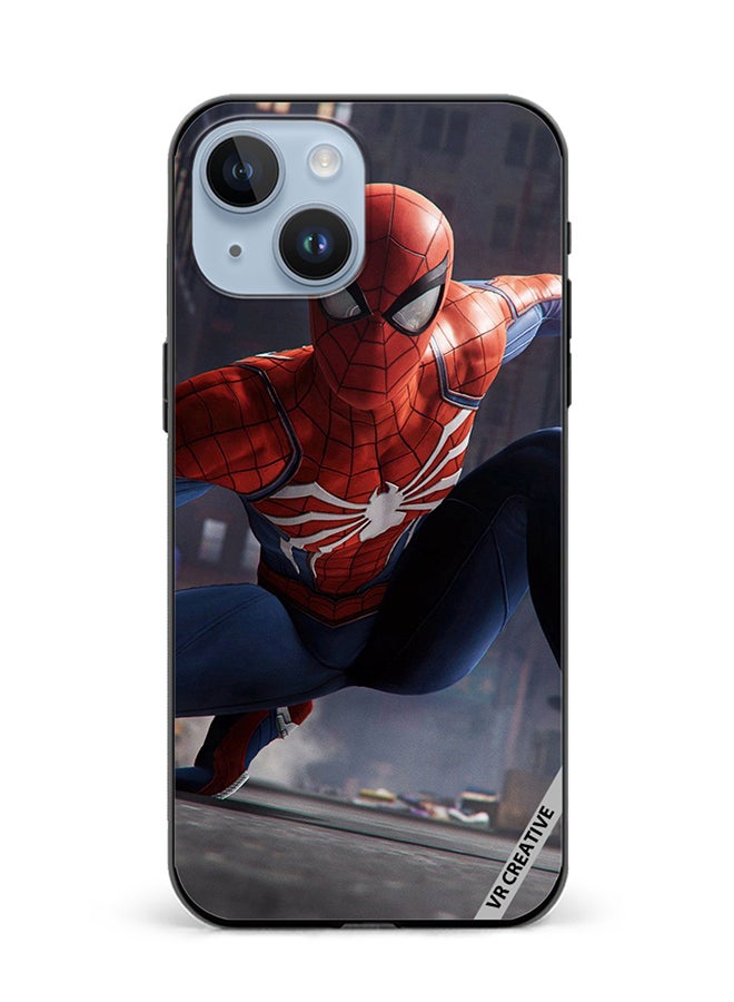 VR CREATIVE Protective Case Cover For Apple iPhone 15 Spiderman Design Multicolour - Image 1