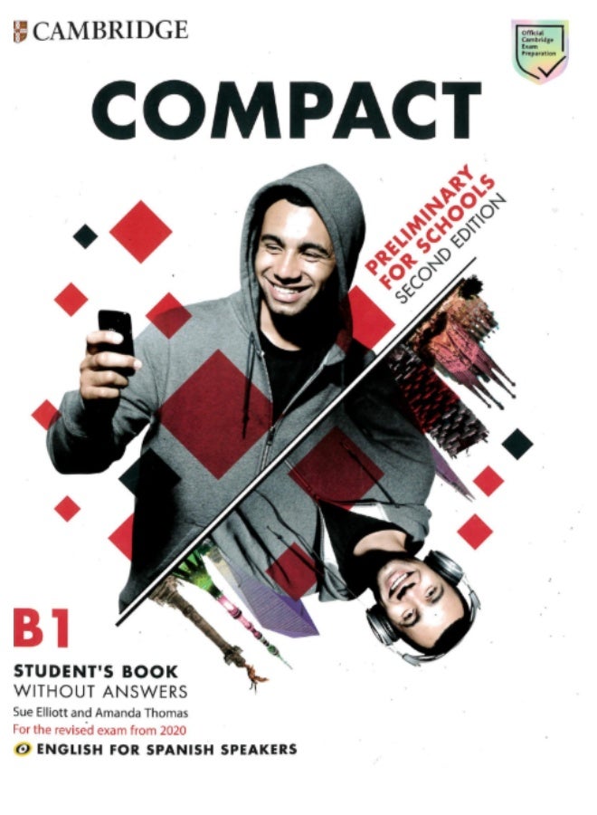 كتابCambridge Compact Preliminary - مواد للتحضير لامتحانات متنوعة - الطبعة الثانية - كتاب الطالب - اللغة الإسبانية - Image 1