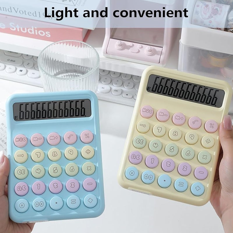 آلة حاسبة محاسبية صفراء للمكاتب والمدارس واجتماعات الأعمال مع زر استجابة سريعة - Image 5