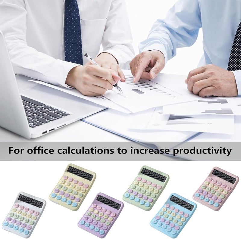 آلة حاسبة محاسبية صفراء للمكاتب والمدارس واجتماعات الأعمال مع زر استجابة سريعة - Image 3