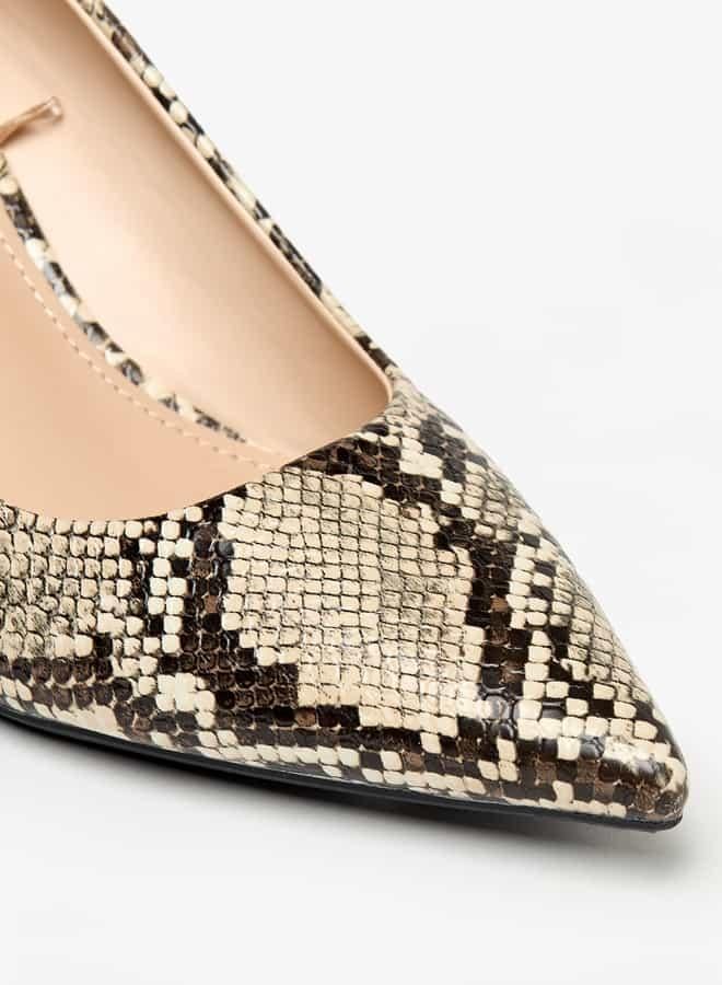 Flora Bella By Shoexpress Women Solid Slip-On Pointed Toe Pumps with Stiletto Heels - Image 5