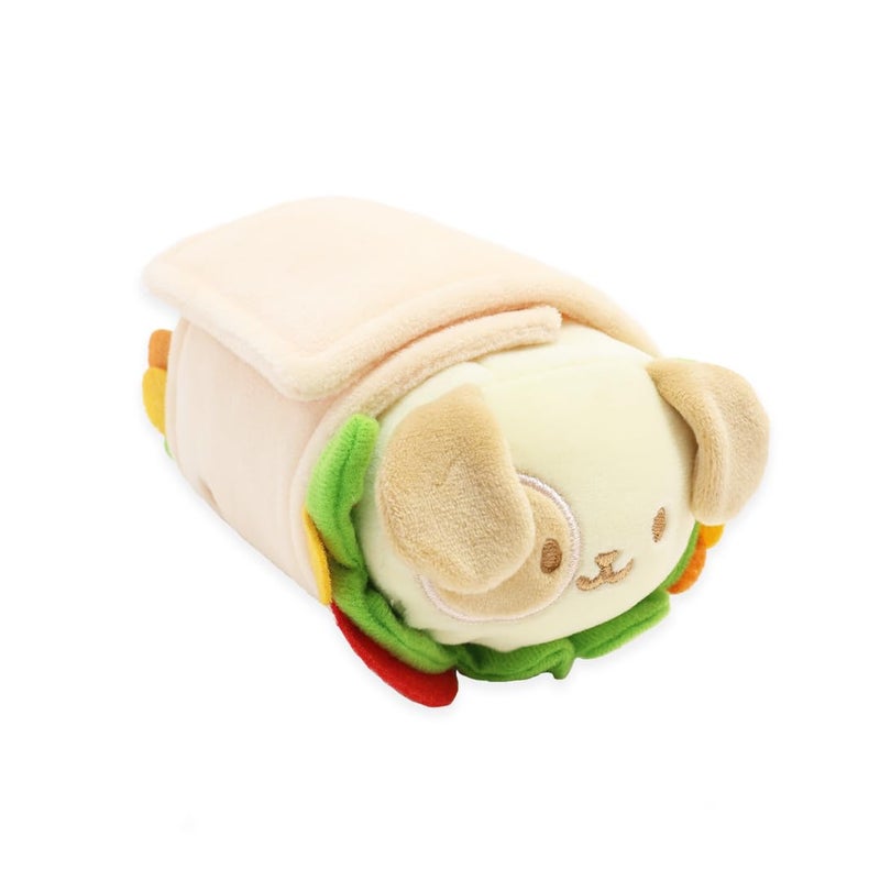 Anirollz Puppiroll Plush in Burrito Outfitz Kawaii Stuffed Animal with Removable Costume Cute Squishy Plush Toy Gift for Boys Kids - Image 2