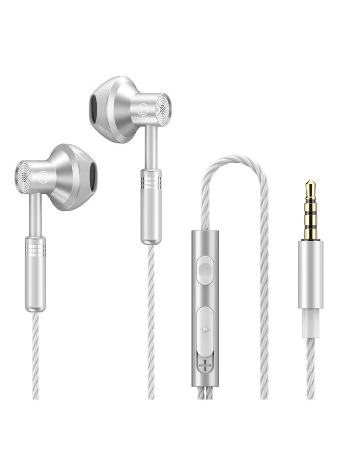 نيوترل سماعات أذن نصف داخلية بسلك معدني جديدة، باس قوي، مع تحكم سلكي وميكروفون، سماعات هاتف محمول - Image 5