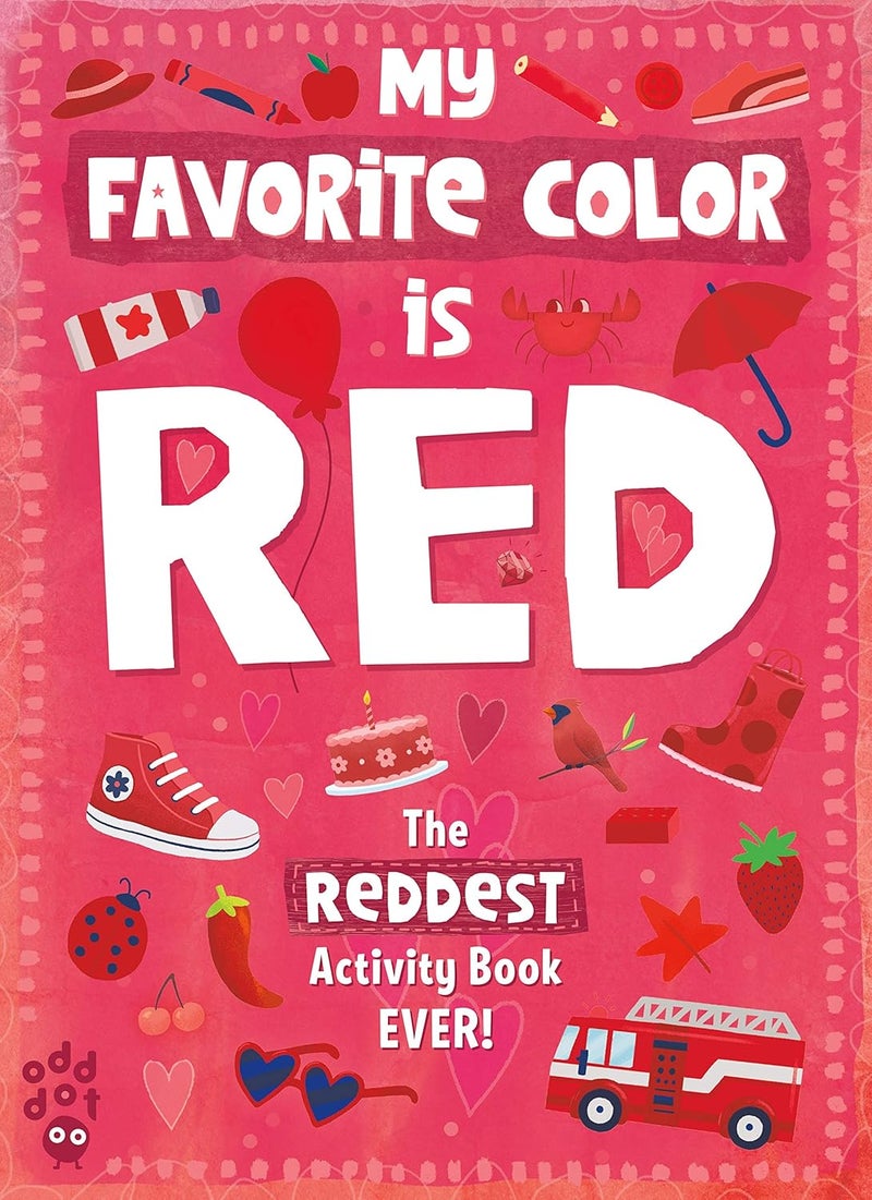 My Favorite Color Activity Book: Red  - Image 1