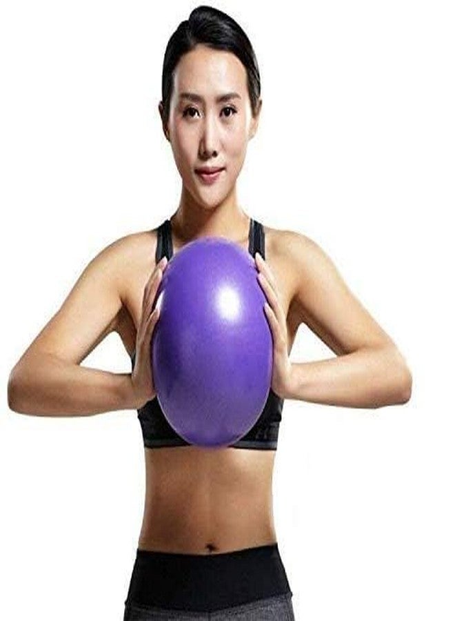 Bitrexup Durable Small Soft Yoga Exercise Balls with Inflatable Straw, Mini Pilates Ball 23 CM/9 Inchs for Core Training Exercise (Multicolor) - Image 3